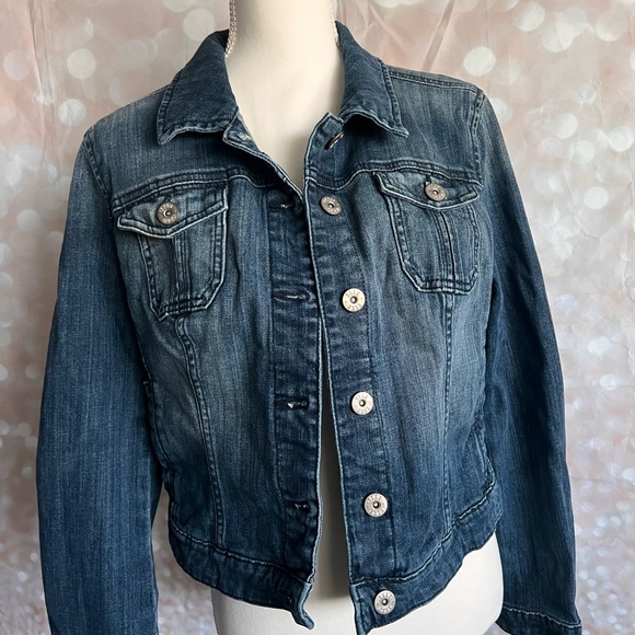 Elle Jackets & Blazers - Elle Dark Blue Jean Jacket for Women